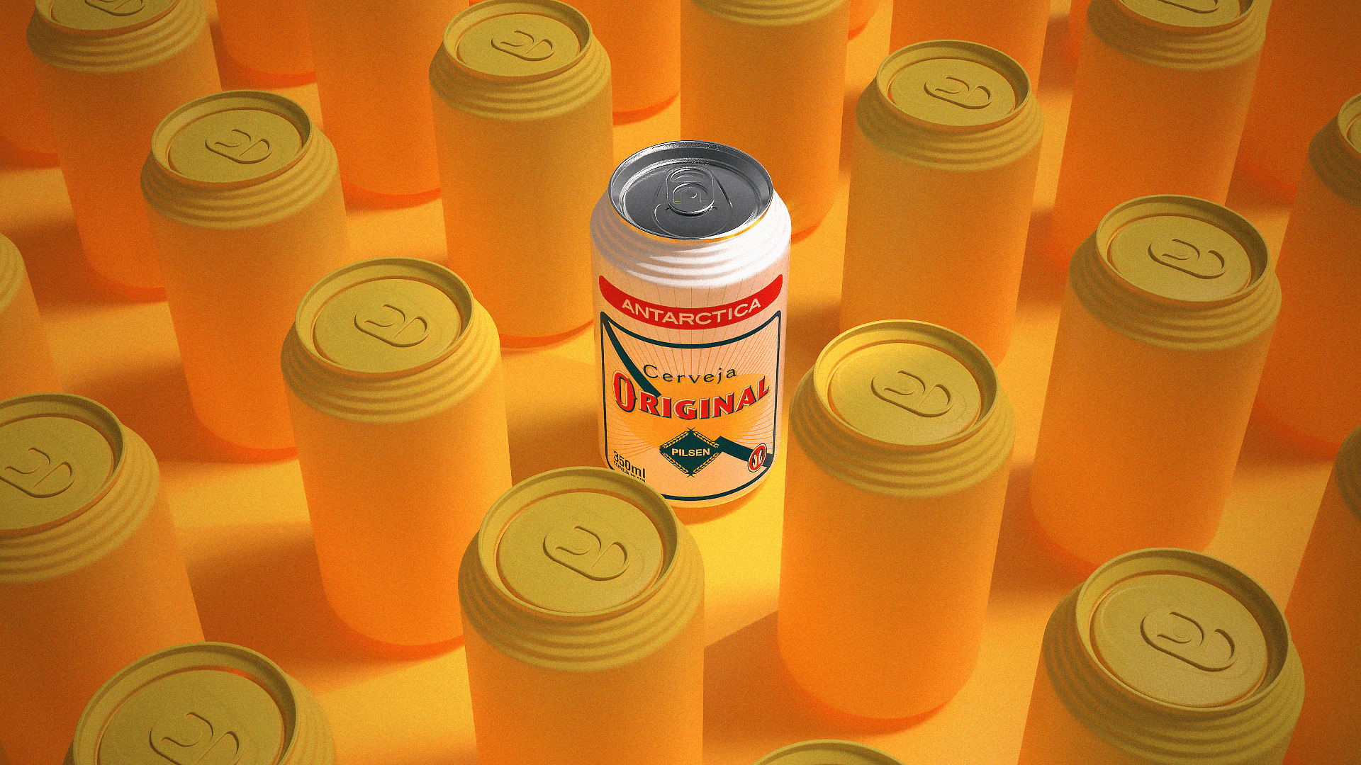 design de lata cerveja original